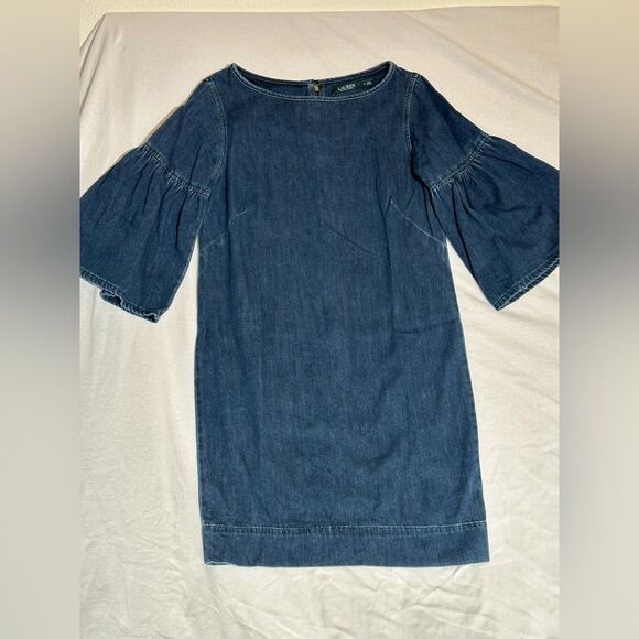 Lauren Ralph Lauren Denim Dress size 4 - Picture 1 of 6